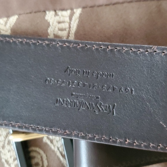 Sz S NWT $375 Yves Saint Laurent belt main image 5